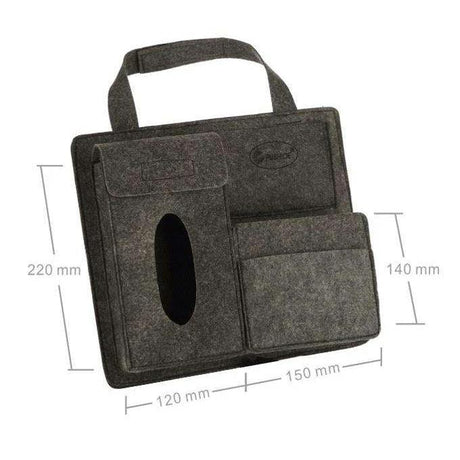 New Design Canvas Car Back Seat Organizer Waterproof Size 220mm x 270mm x 140mm Car accessories Vehicle Organizers