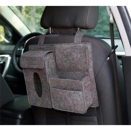New Design Canvas Car Back Seat Organizer Waterproof Size 220mm x 270mm x 140mm Car accessories Vehicle Organizers