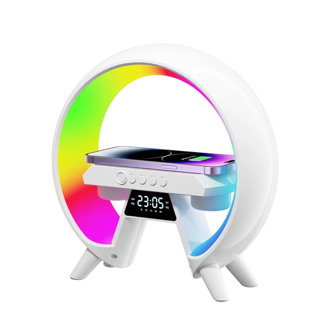 New Design Wireless Charger/Lamp LED Alarm Table/Bluetooth Speaker Lamps Electrical Conduit