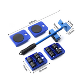 New Heavy Duty Furniture Lifter and Mover Set |Roller Transport Tool for Easy Furniture Moving