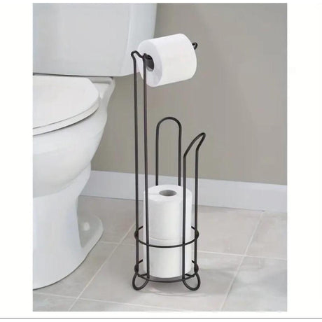 New Metallic Toilet Tissue Holder Matte Black Finish