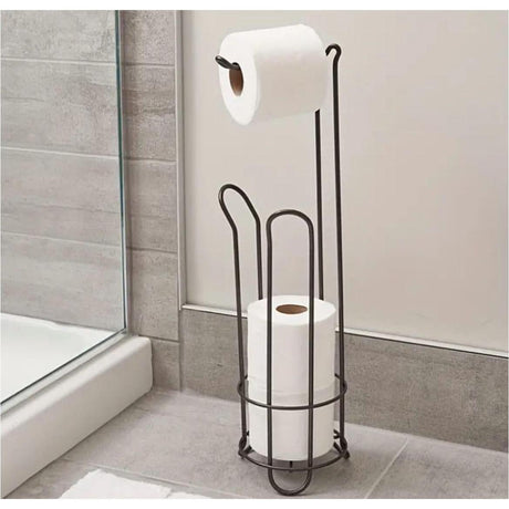 New Metallic Toilet Tissue Holder Matte Black Finish