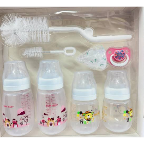 Newborn Baby Gift Set Complete Baby Feeding Bottle Set