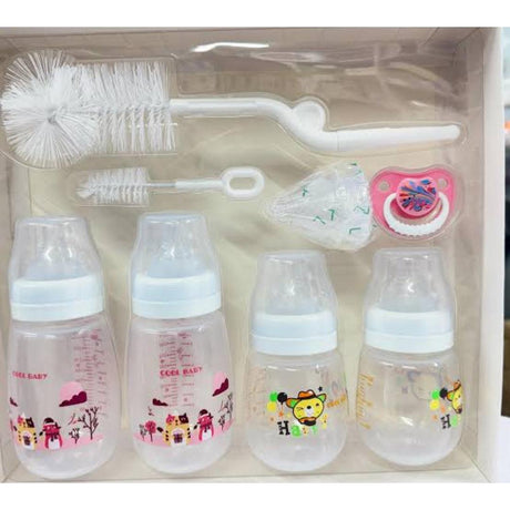 Newborn Baby Gift Set Complete Baby Feeding Bottle Set
