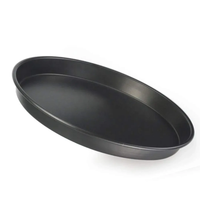 Non-Stick Pizza Pan Set 3 Round Baking Trays (23cm / 26cm / 28cm) Bakeware Pizza Pans
