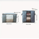 Non-Woven Storage Bag | Multifunctional, Foldable, Large Capacity Closet Organizers Household Storage Bags
