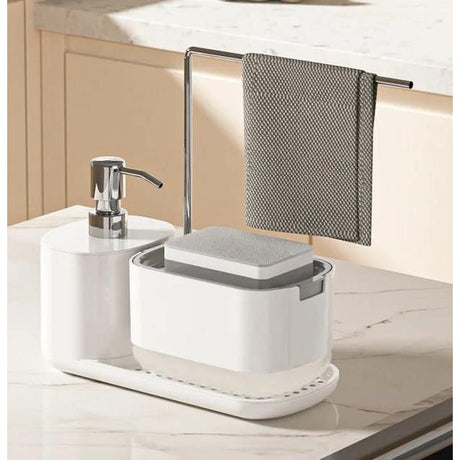 Nordic Classy Soap Holder & Dispenser Elegant & Functional Design