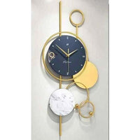 Nordic Luxury Wall Clock | Modern Iron Art Silent Design General Home - Decor Wall Clocks
