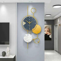 Nordic Luxury Wall Clock | Modern Iron Art Silent Design General Home - Decor Wall Clocks