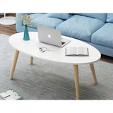 Nordic Oval Table Modern Minimalist Coffee & Side Table for Home & Office.