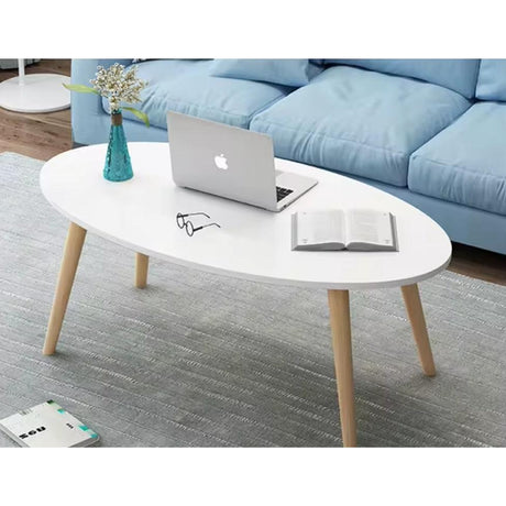 Nordic Oval Table Modern Minimalist Coffee & Side Table for Home & Office.