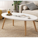 Nordic Oval Table Modern Minimalist Coffee & Side Table for Home & Office.