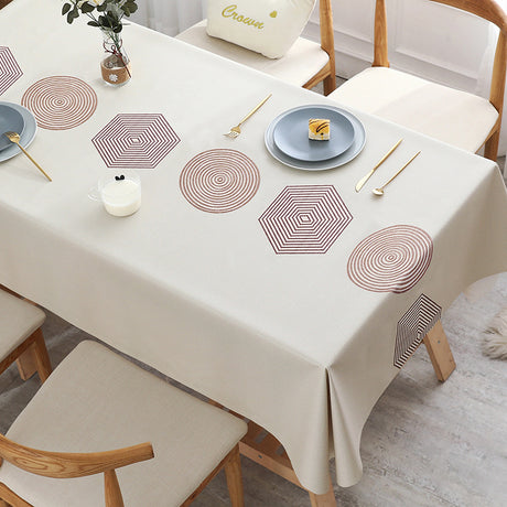 Nordic Style PVC Table Cloth | Elegant & Functional