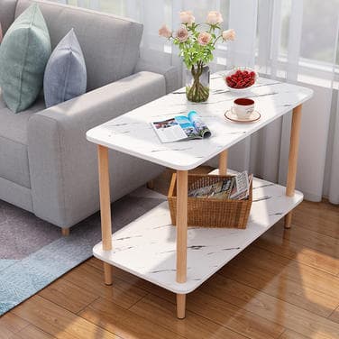Nordic Style Rectangular Coffee Table Minimalist Side Table