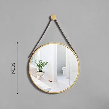Nordic Wall Mirror – Minimalist Round Design, 50cm Diameter Mirrors Mirrors