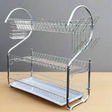 Nunix 3 Tier Dish Rack | Durable Kitchen Organizer for Plates, Cups, and Cutlery