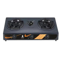 Nunix ST-002 Table Top Double Burner Gas Stove Cooker with Auto Ignition Kitchen appliances Kitchen Appliances