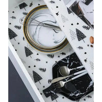 Oil Proof Cabinet Drawer Liners | 45x120cm | 3 Stylish Prints | Easy-to-Clean Shelf Protector Kitchen Linen Kitchen Cabinets