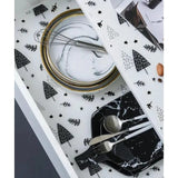 Oil Proof Cabinet Drawer Liners | 45x120cm | 3 Stylish Prints | Easy-to-Clean Shelf Protector Kitchen Linen Kitchen Cabinets