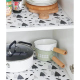 Oil Proof Cabinet Drawer Liners | 45x120cm | 3 Stylish Prints | Easy-to-Clean Shelf Protector Kitchen Linen Kitchen Cabinets