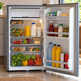 90L Direct Cool Fridge  – Silver