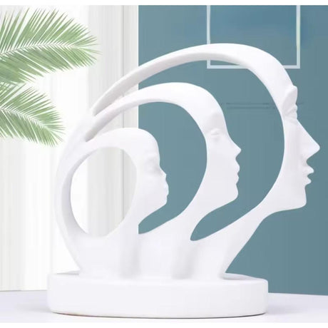 Originality Home Decoration Abstract Portrait Sculpture Modern Artistic Accent Piece