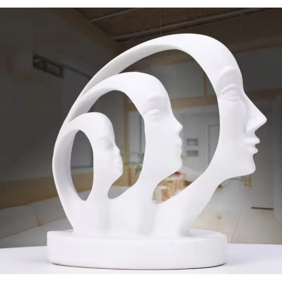 Originality Home Decoration Abstract Portrait Sculpture Modern Artistic Accent Piece