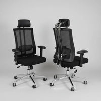 Orthopedic Mesh Office Chair with Adjustable Armrests and Headrest Furniture Office Chairs