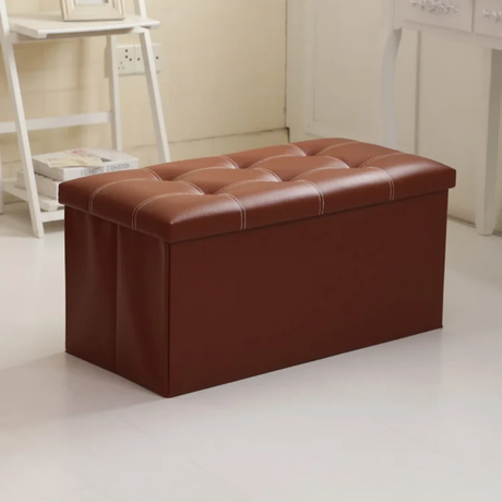 Ottoman Storage Box | Stylish & Functional Closet Organizer Storage & Organization