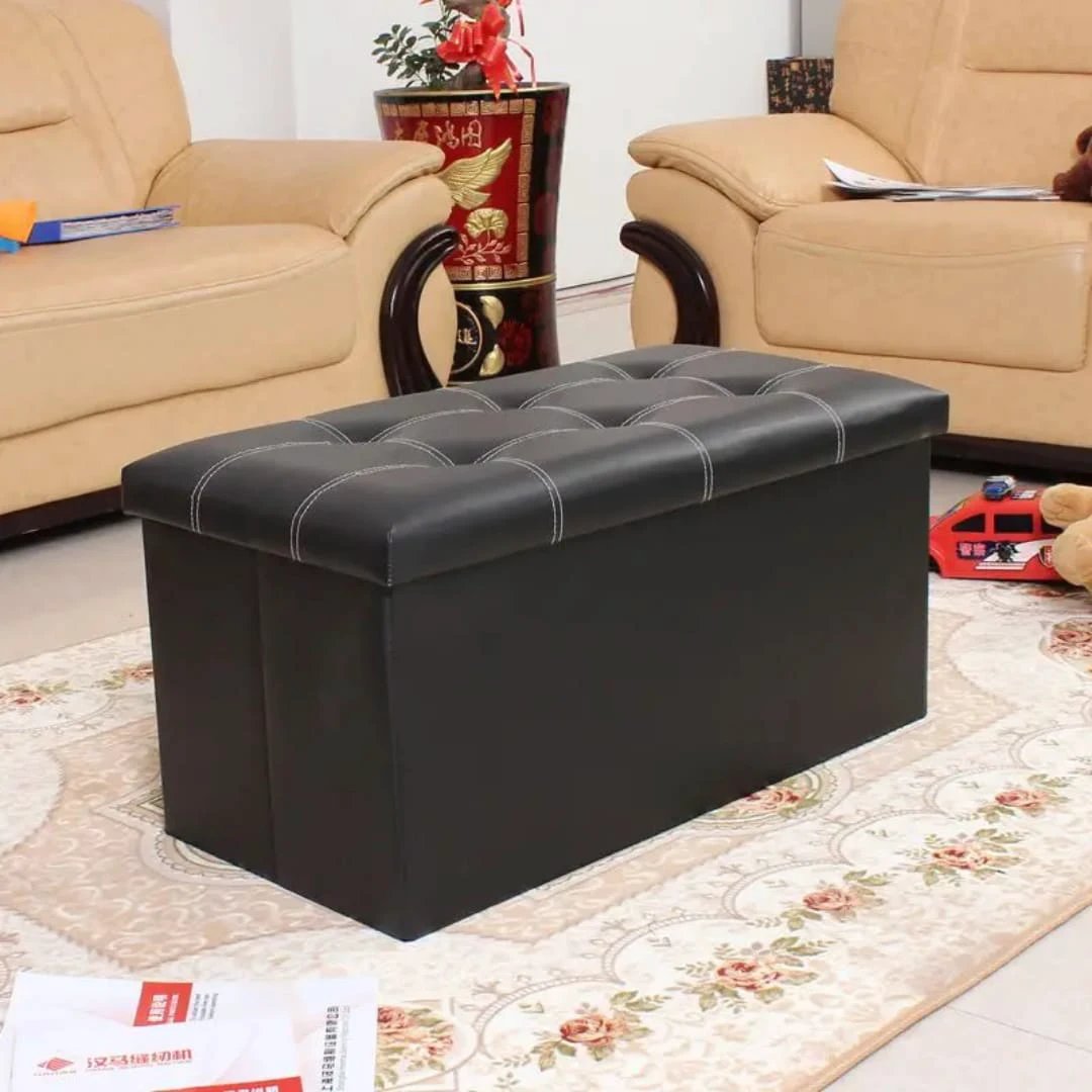 Ottoman Storage Box | Stylish & Functional Closet Organizer Storage & Organization