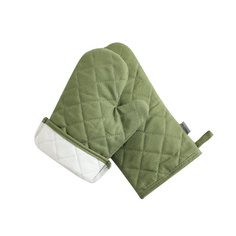 Oven Glove & Pot Holder Set Comfortable 100% Cotton Protection
