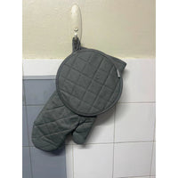 Oven Glove & Pot Holder Set Comfortable 100% Cotton Protection Kitchen Linen Kitchen Linens Sets