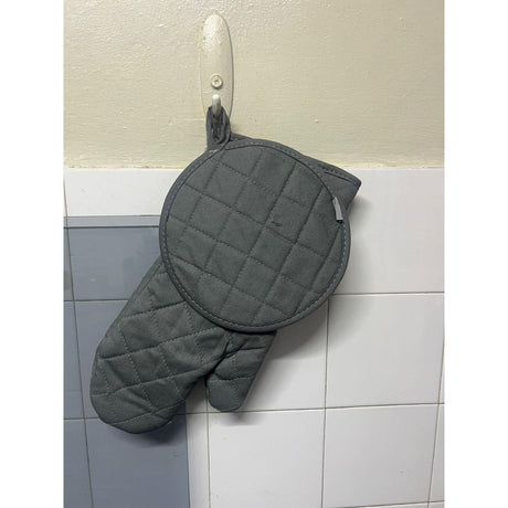 Oven Glove & Pot Holder Set Comfortable 100% Cotton Protection