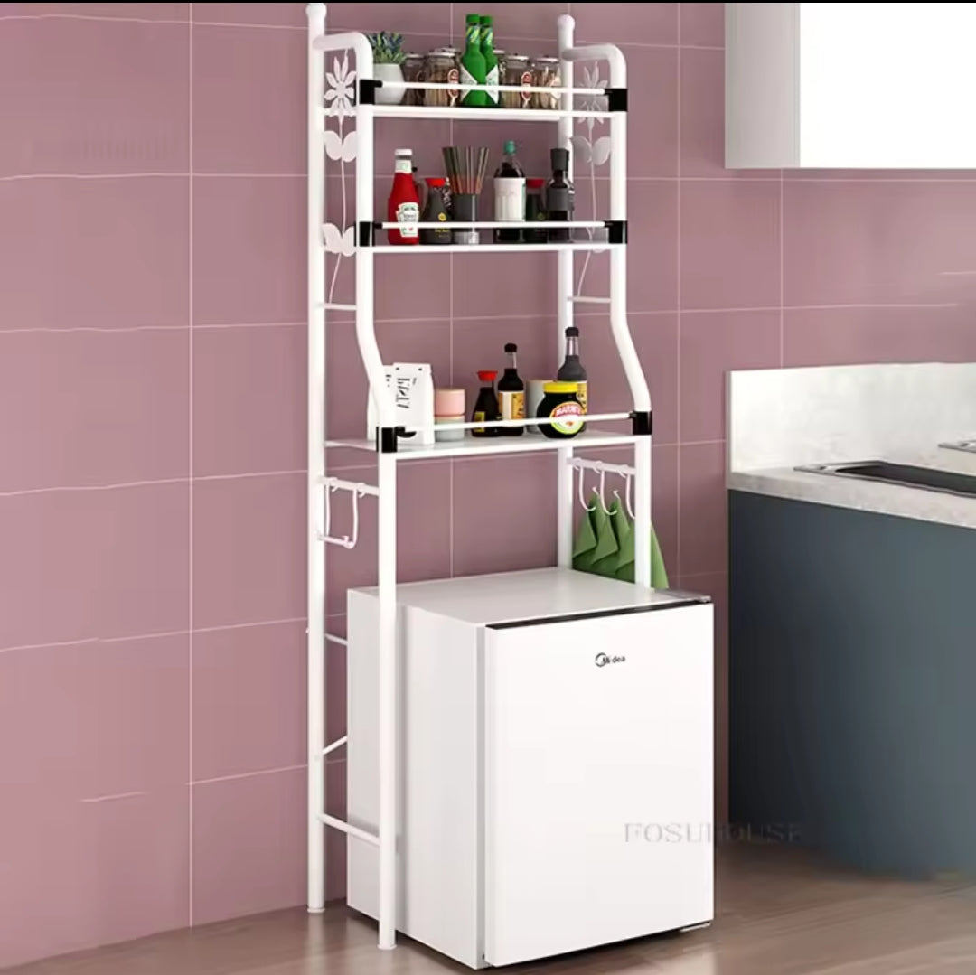 Over the Washing Machine Stand Space Saving Steel Storage Solution