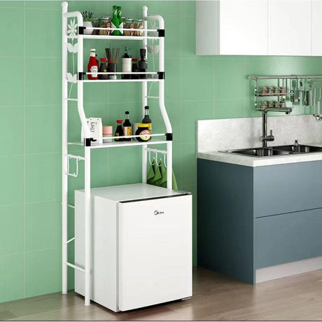 Over the Washing Machine Stand Space Saving Steel Storage Solution