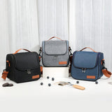Oxford Thermal Insulated Lunch Bag Thickened Material, Portable Cooler Bag for Work, School, and Travel.