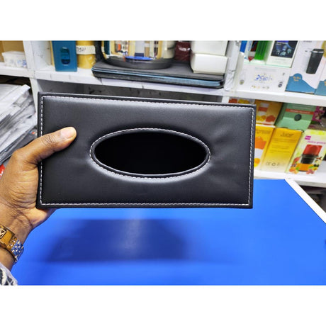 PU Leather Serviette Holders | Elegant Napkin Holder for Dining & Office | Available in Black