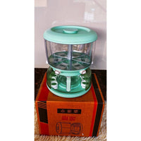 Partitioned Cereals Dispensers with Egg Holder 12kg Capacity Airtight Rotating Storage Cereal dispenser Food Storage Containers