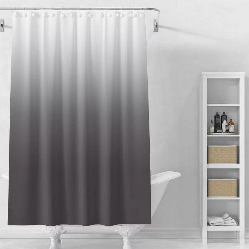 Peva Shower Curtain With Hooks,180cm * 180cm, Antimicrobial, Waterproof Curtain, Bathroom Decor,Bath curtain Shower Curtains Shower Curtains