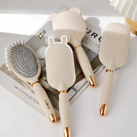 Plastic Cute Anti Static Air Cushion Comb | Gentle Detangling & Head Massage Personal Care Appliances Combs & Brushes