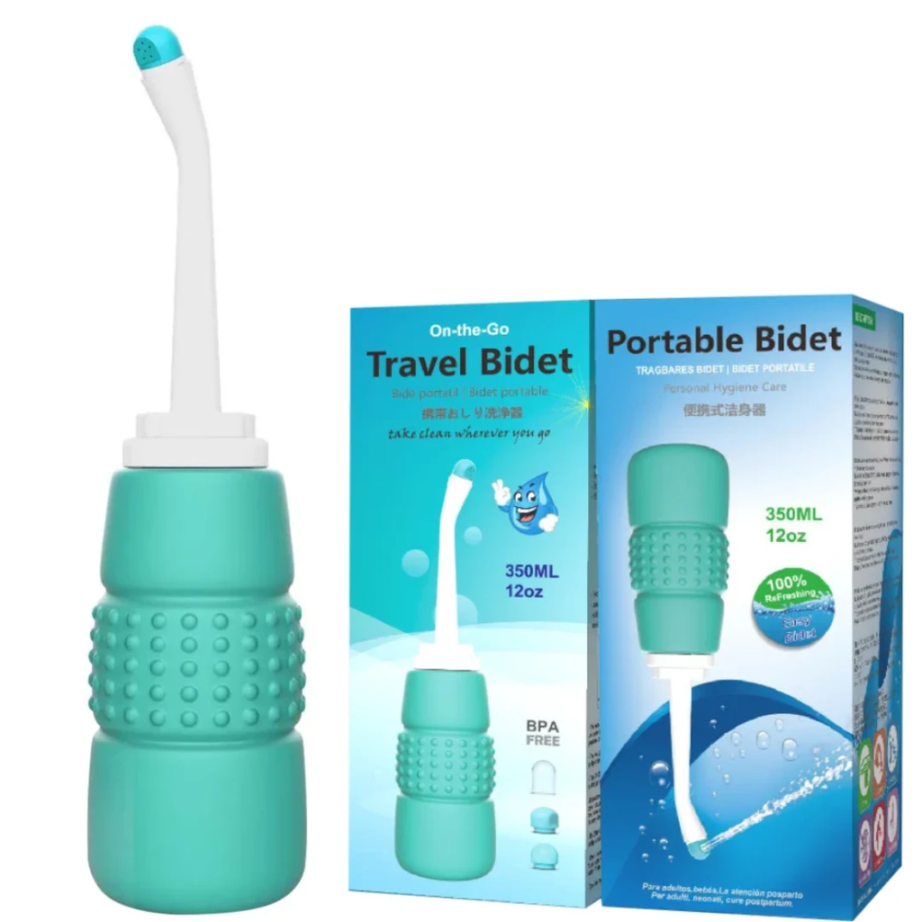 Portable Bidet 350ml with Dual Nozzles and Antislip Handle Personal care & hygiene Bidets