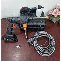 Portable High Power Cordless Car Wash Machine with 2 Nozzles and Double Rechargeable Batteries 48V 12000mAh Car accessories Vehicle Cleaning