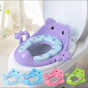 Portable Kids Toilet Seat with Side Handles and Soft Cushion for Safe and Comfortable Potty Training