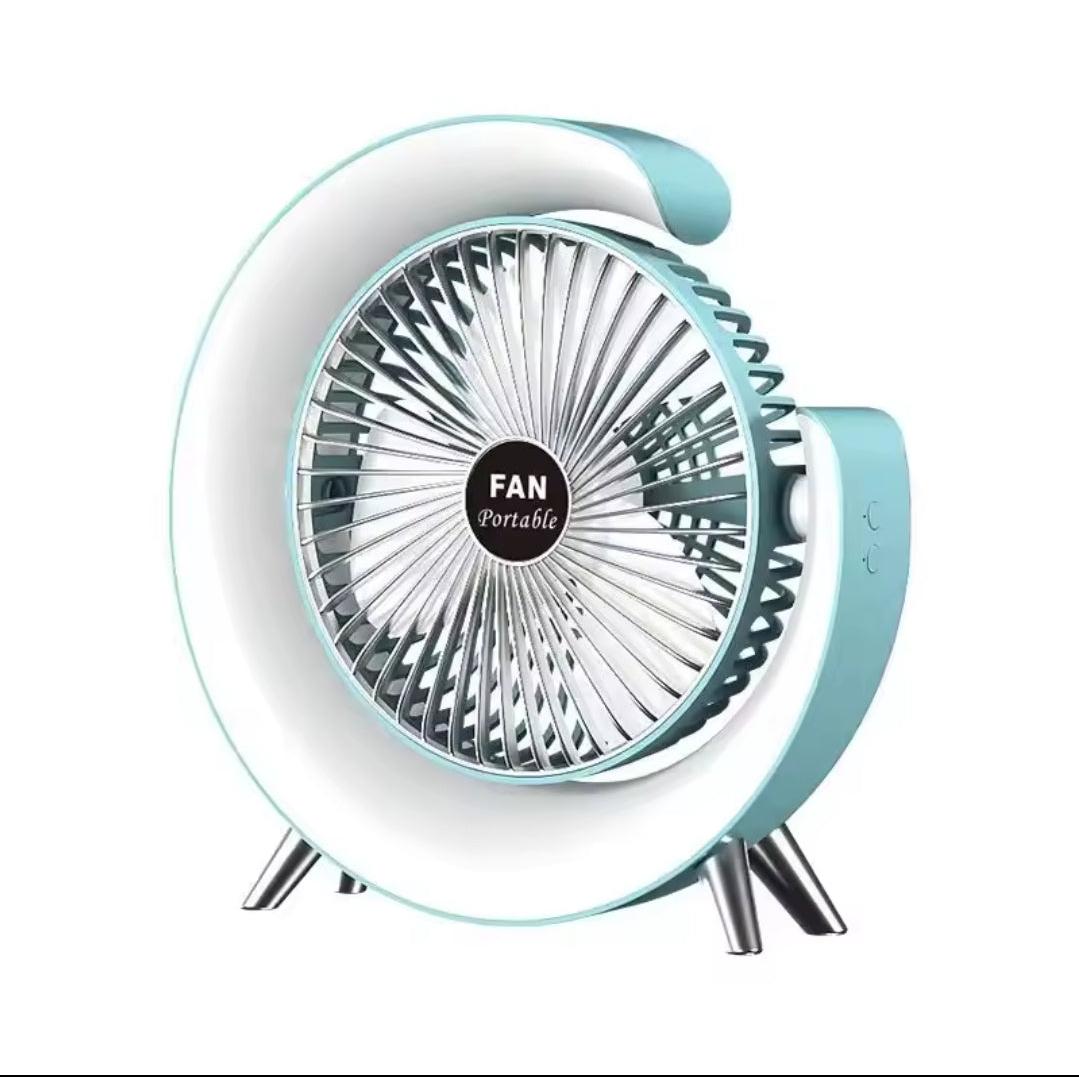 Portable Rechargeable Desktop Fan Compact Powerful & Energy Efficient