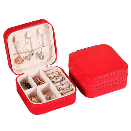 Portable Travel Storage Organizer Jewelry Case