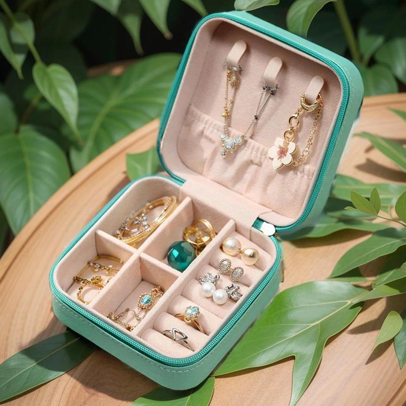 Portable Travel Storage Organizer Jewelry Case Jewelry holders Jewelry Boxes