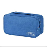 Portable Travel Undergarment Organizer – Multi-Compartment Storage Pouch for Bras, Panties & Toiletries (Large Size) Travel Accessories Travel Pouches