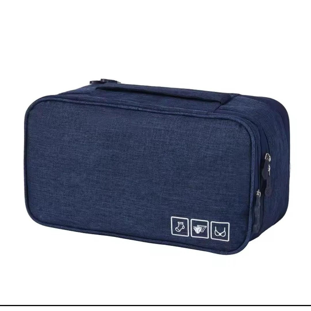 Portable Travel Undergarment Organizer – Multi-Compartment Storage Pouch for Bras, Panties & Toiletries (Large Size) Travel Accessories Travel Pouches