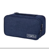 Portable Travel Undergarment Organizer – Multi-Compartment Storage Pouch for Bras, Panties & Toiletries (Large Size) Travel Accessories Travel Pouches