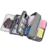 Portable Travel Undergarment Organizer – Multi-Compartment Storage Pouch for Bras, Panties & Toiletries (Large Size) Travel Accessories Travel Pouches